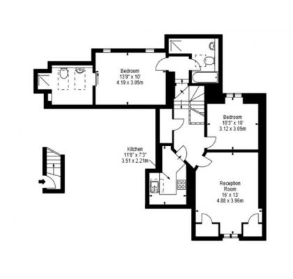 Cosy Two Bedroom Apartment  - Flat 59a - image 2